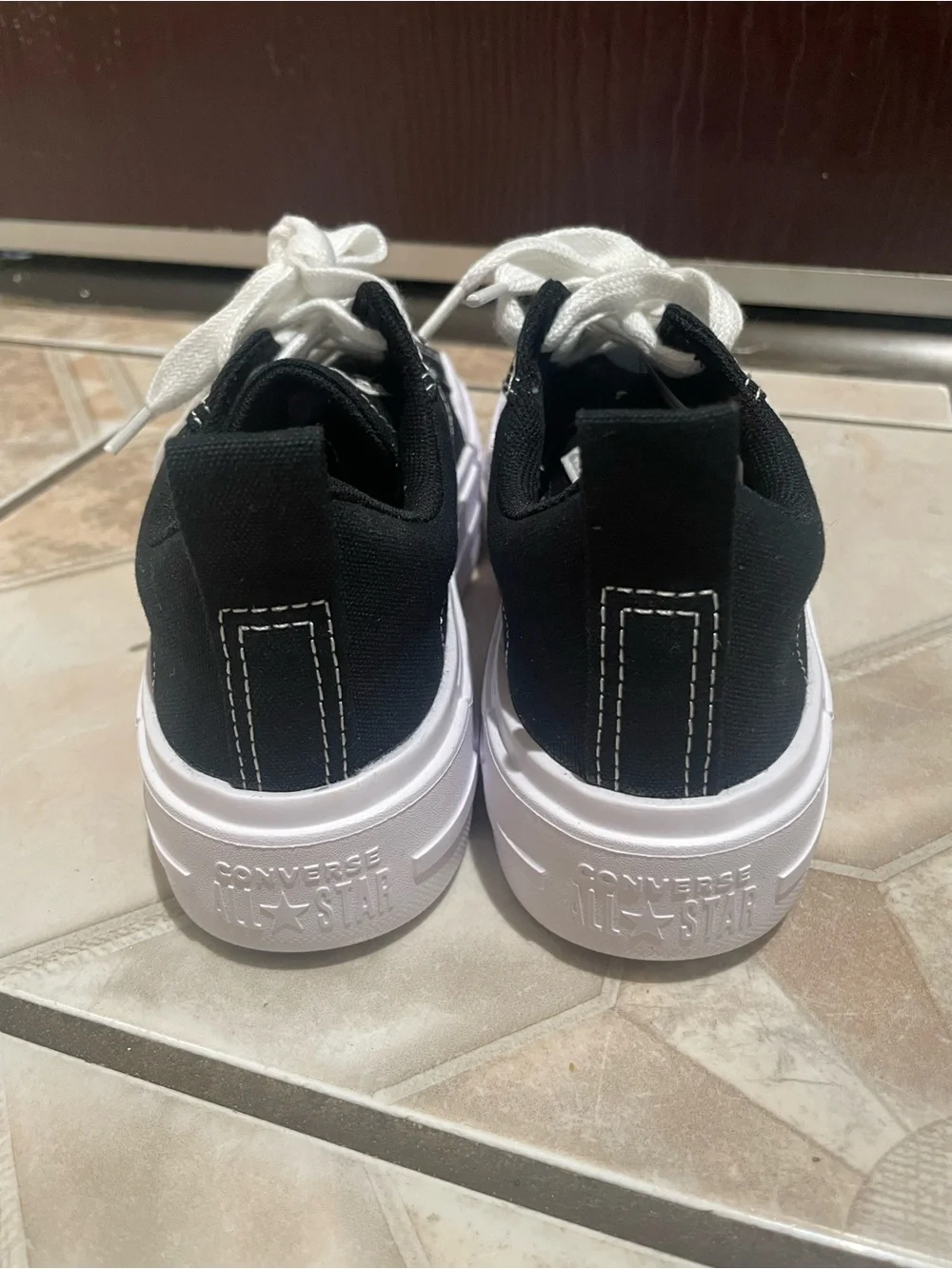 Converse Cruise Youth Black and White Low Top